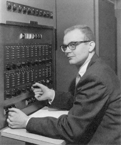 Knuth with IBM 650