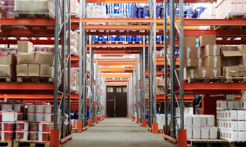 Warehouse shelves Warehouse shelves